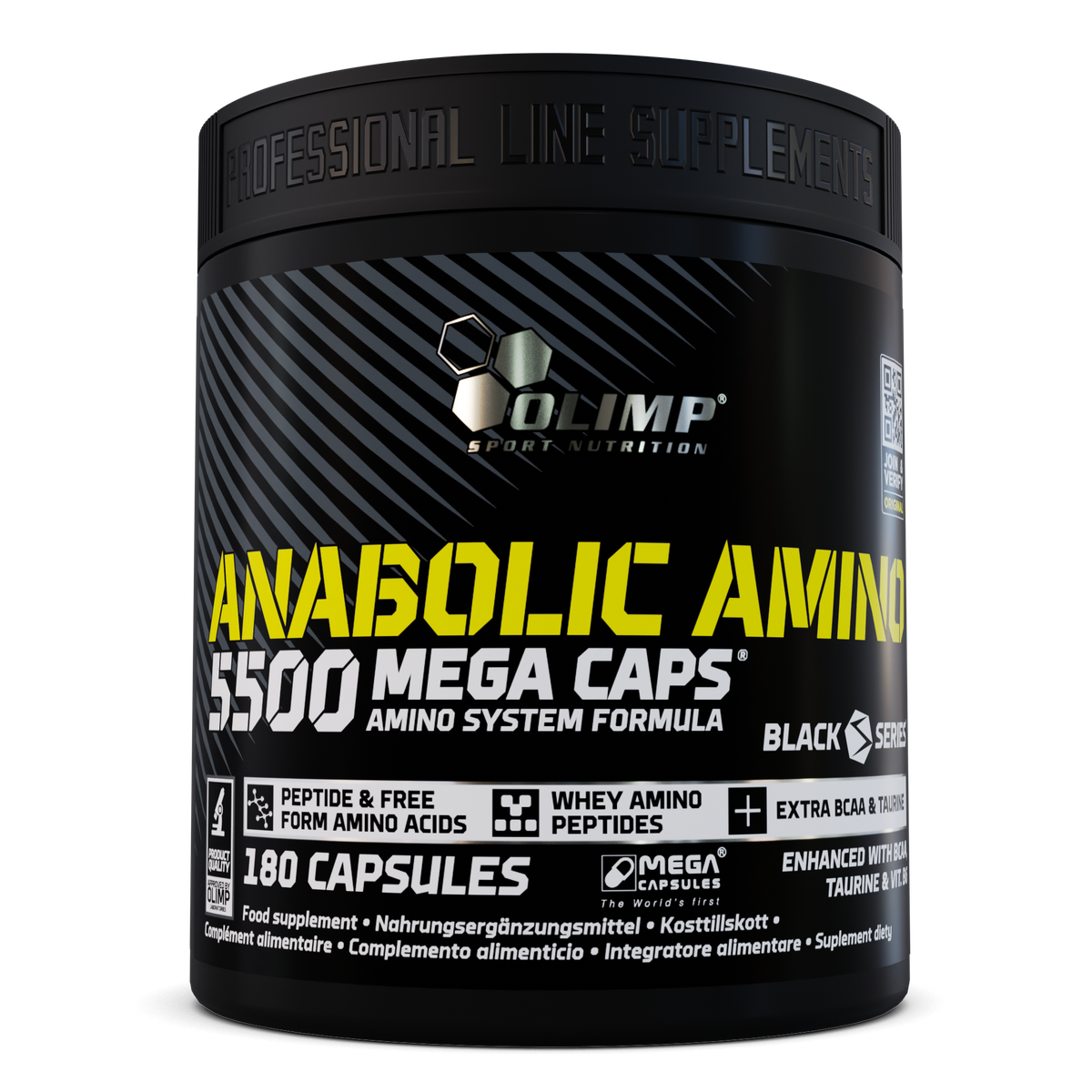 Anabolik Amino 5500 Mega Caps® – 180 kapsül