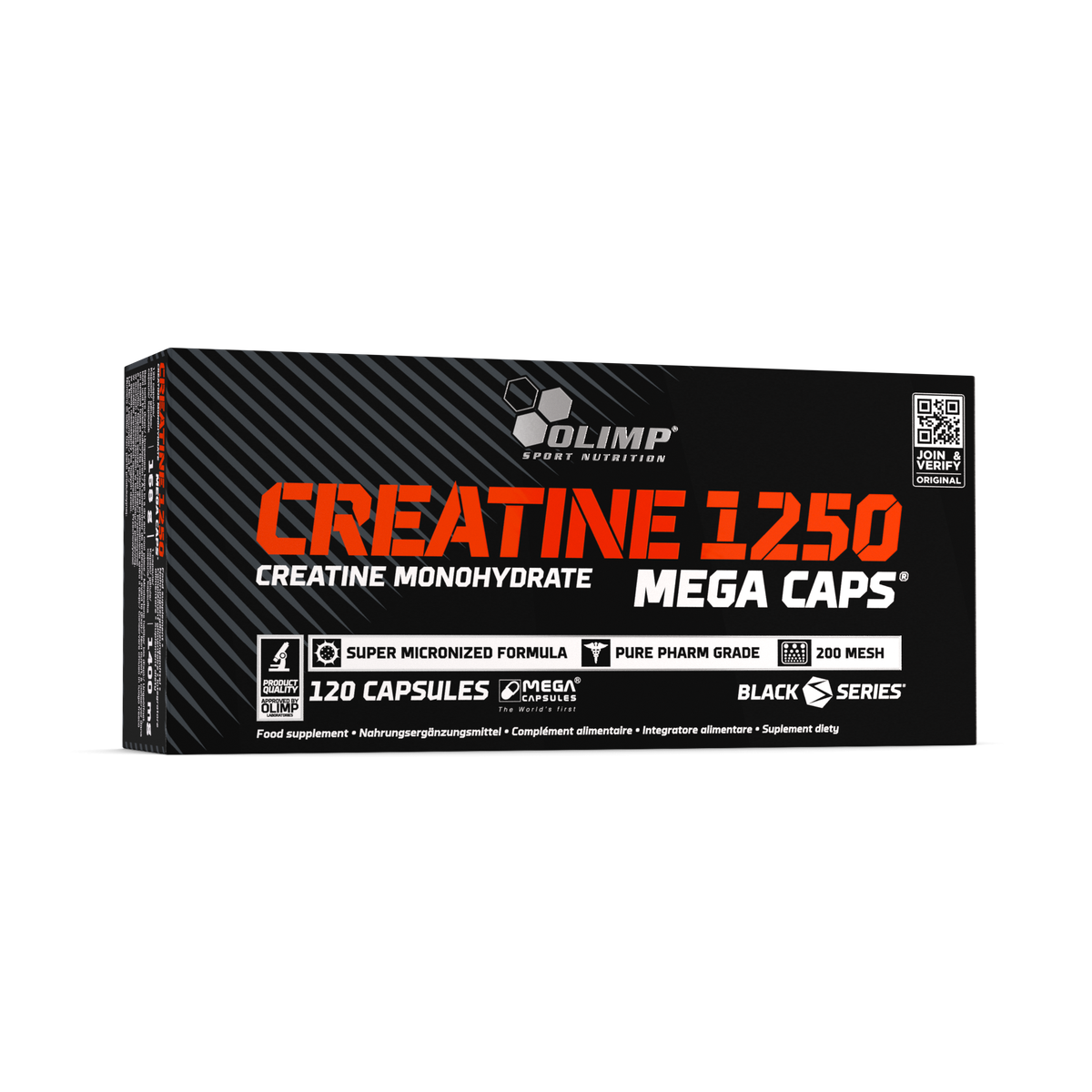 Kreatin 1250 Mega Caps® – 120 kapsül