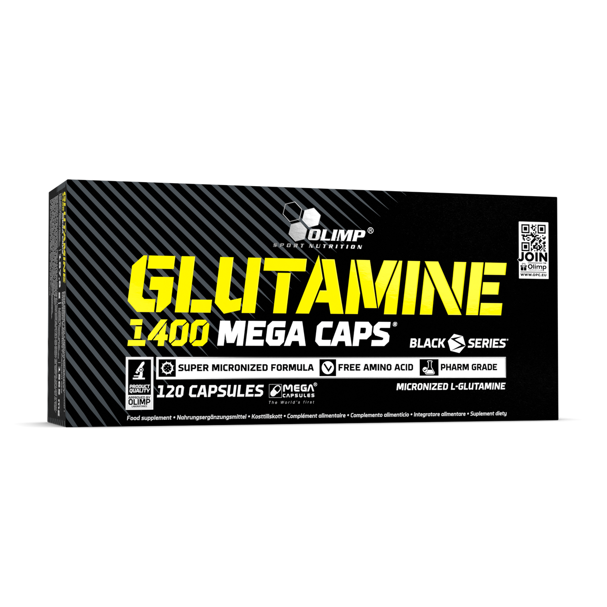 Glutamin 1400 Mega Caps® – 120 kapsül