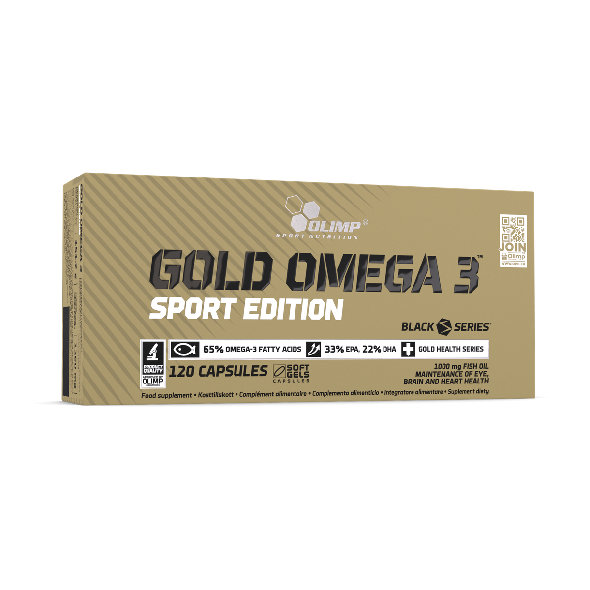 Gold Omega 3™ Sport Edition – 120 kapsül