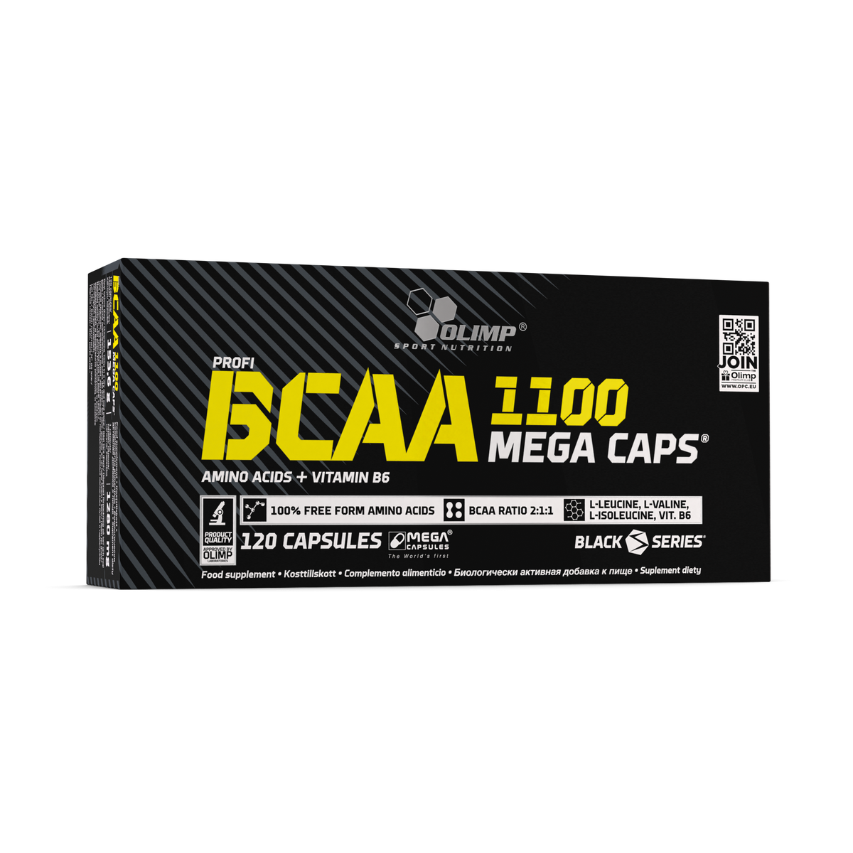 BCAA 1100 Mega Caps® – 120 kapsül